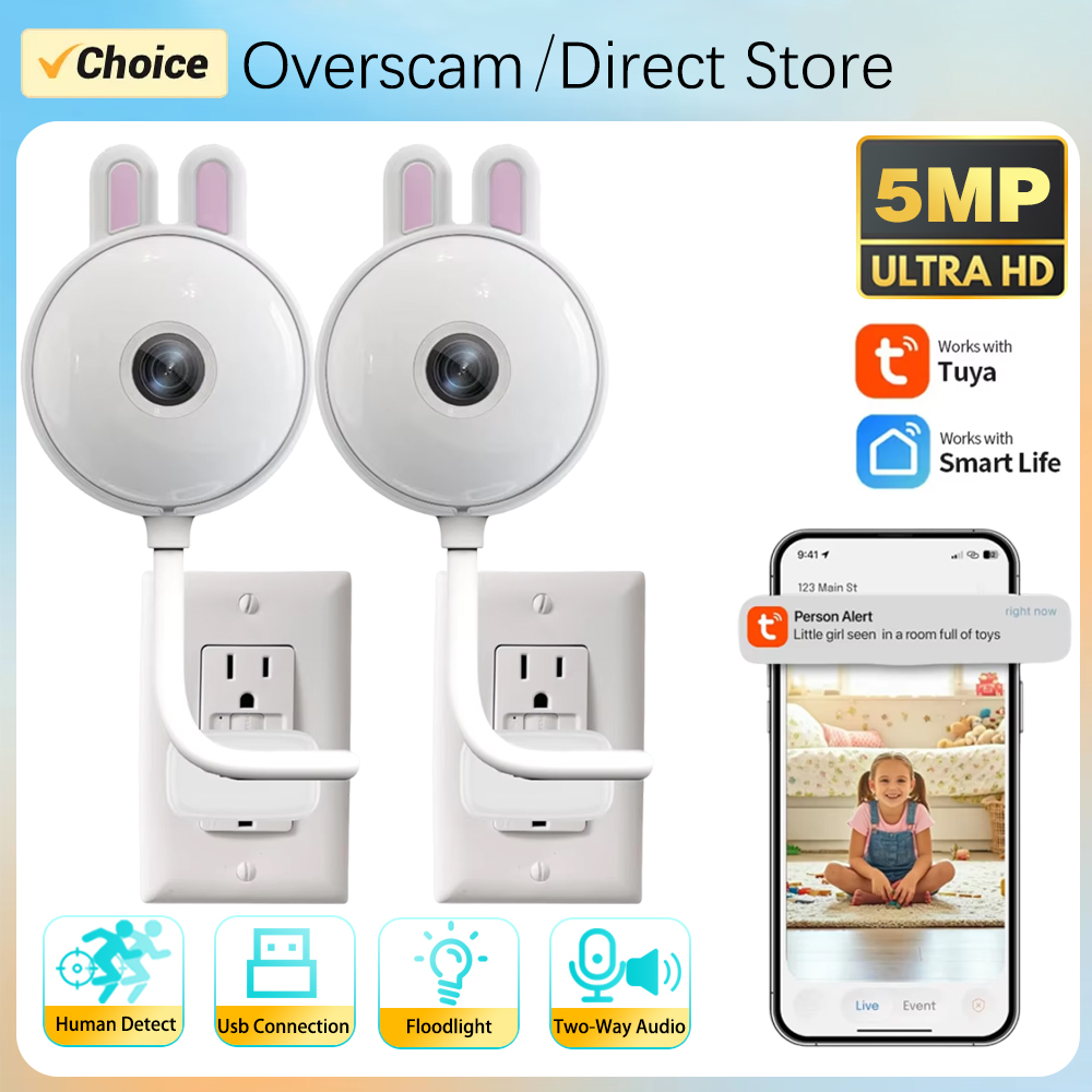 Mini Tuya Indoor USB Light Bul - Home Security Flood Lights 评论和价格