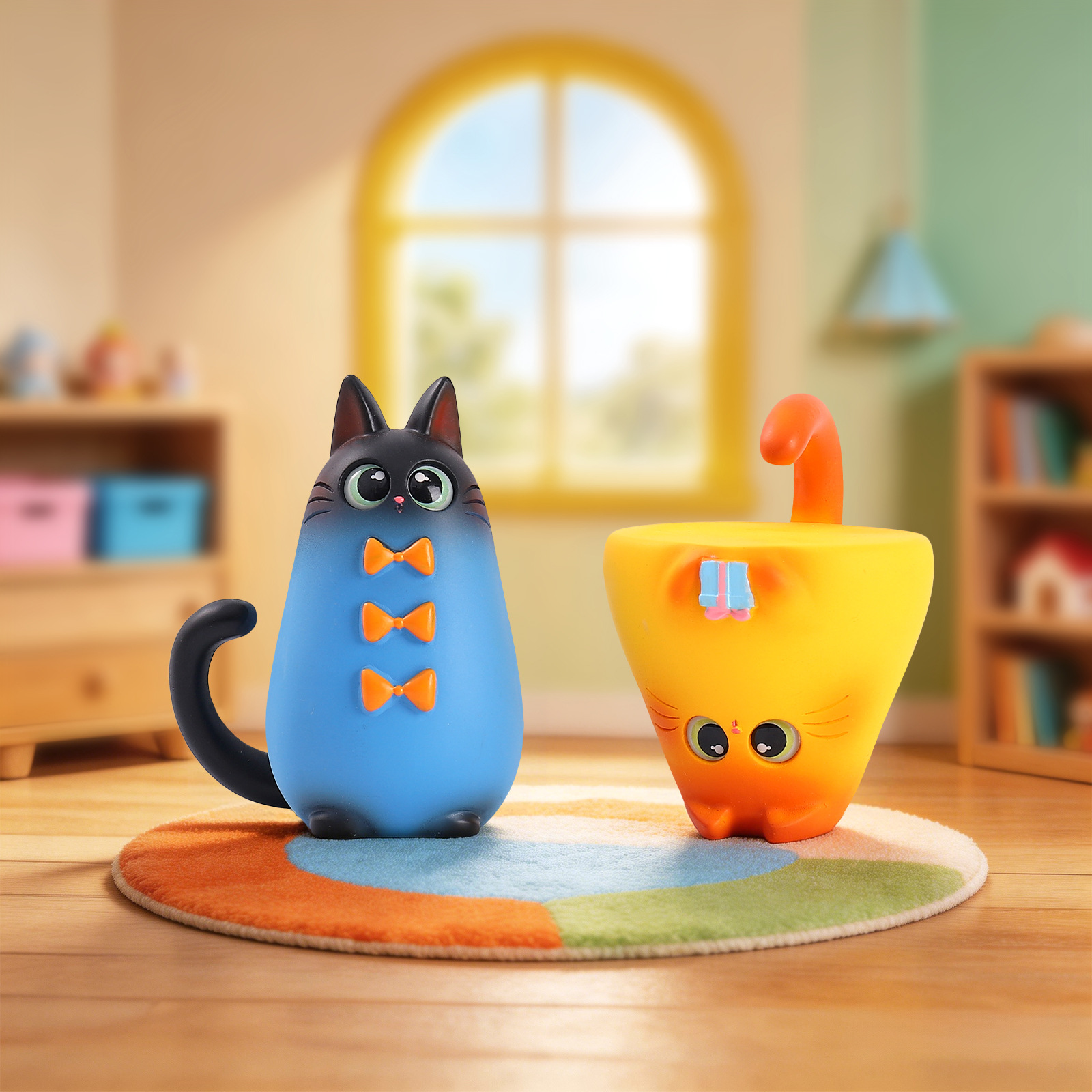 Blind Box Cat Figurine Resin C - Home Security Box 评论和价格