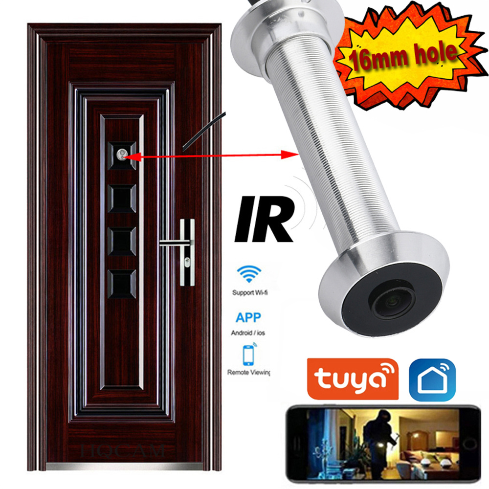 LED Door Eye Camera 1080P 2MP  - Home Security Front Door Camera 评论和价格